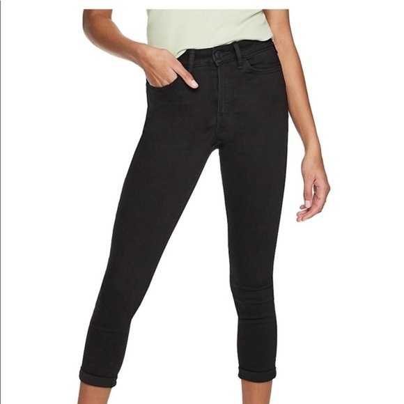 So black high rise crop jeggings 9/29 new with tags - Picture 1 of 5